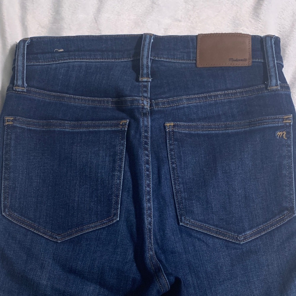 Madewell Women’s High-rise Skinny Jeans Sz 25 Beautiful Dark Blue Hue Stretch